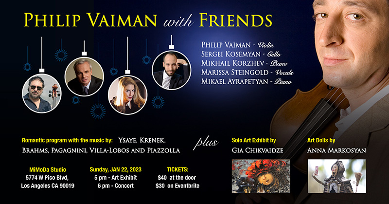 Philip Vaiman with Friends concert